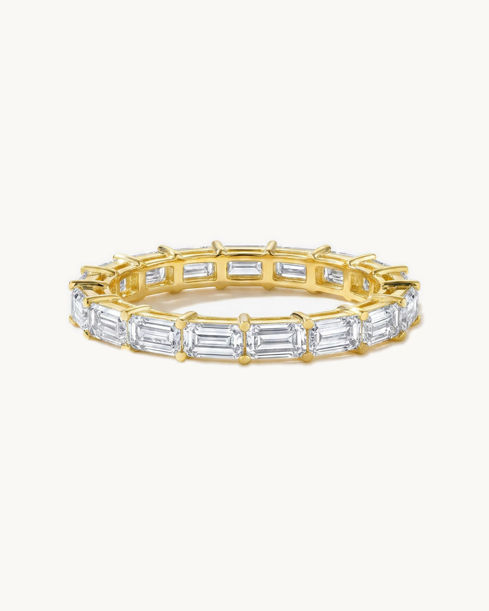 Baguette Pavé Eternity Ring