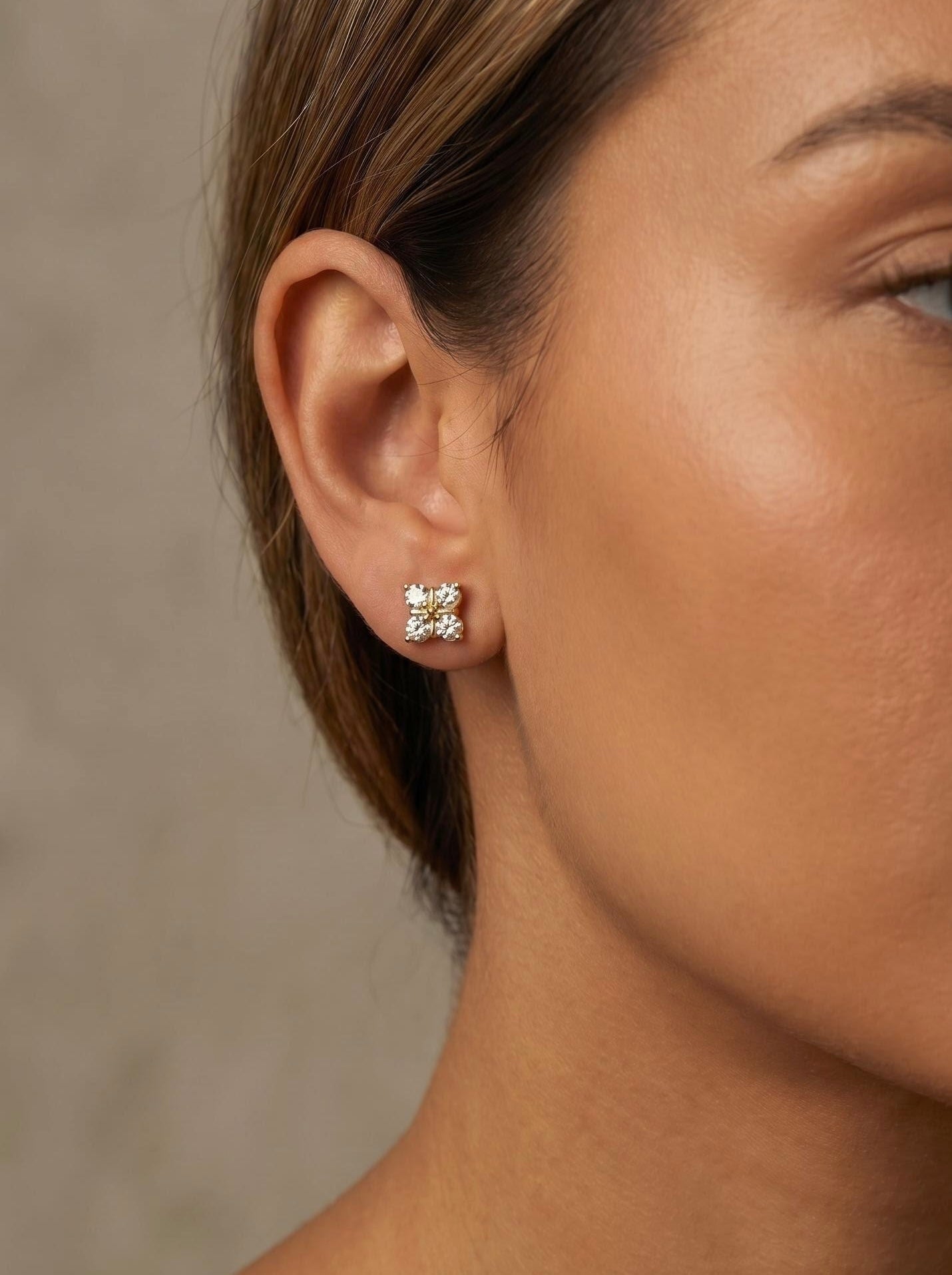 Clover Stud Earrings