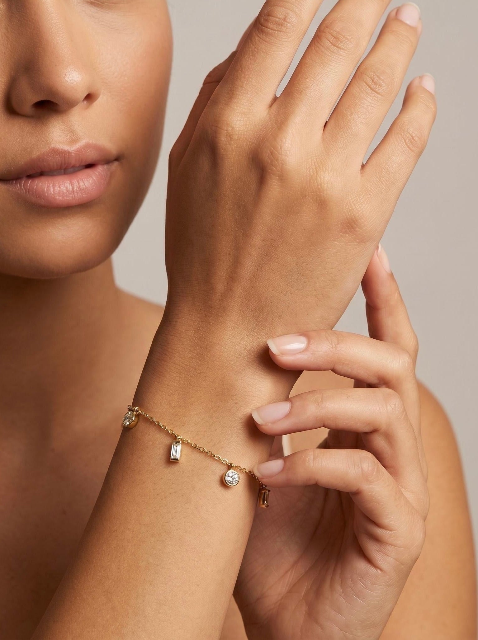 Multi-Cut Charm Bracelet