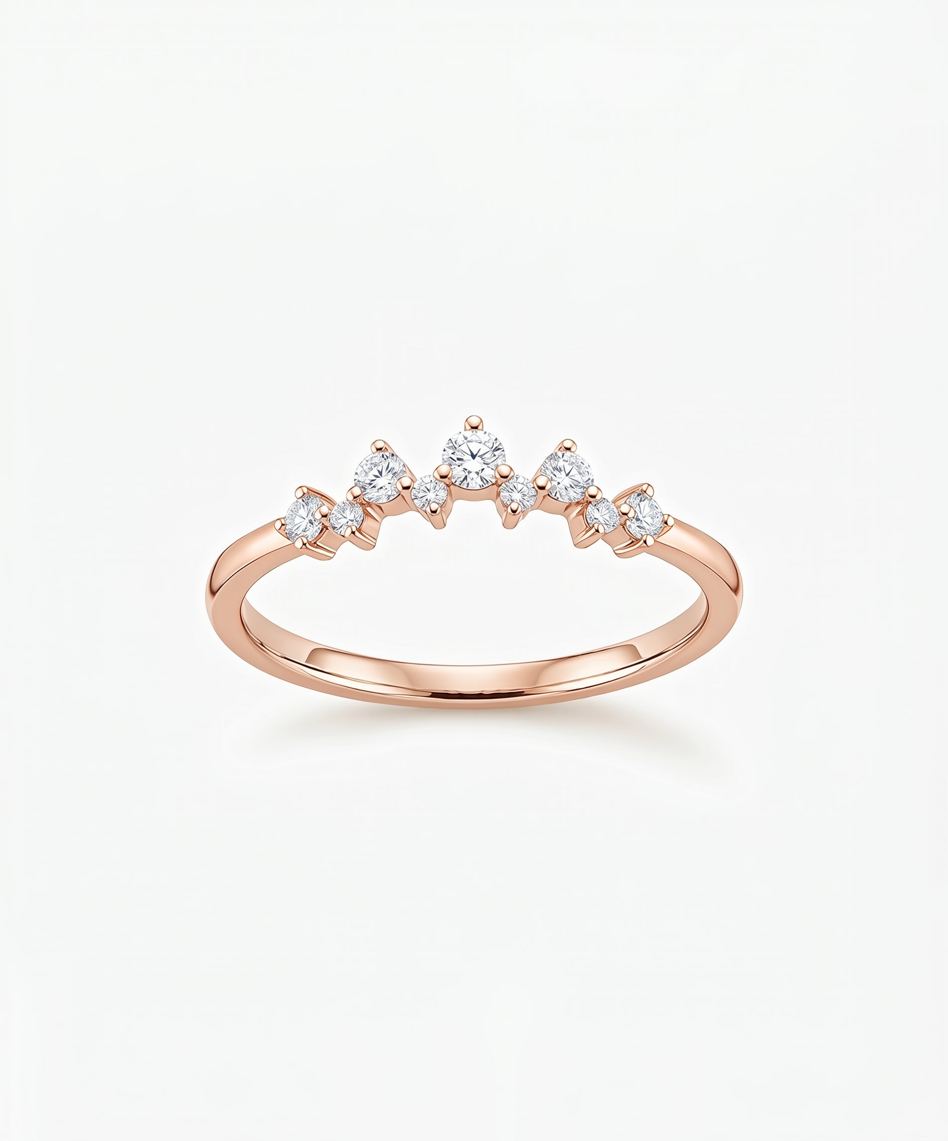 Crown Arc Nine-Stone Ring by EOBO