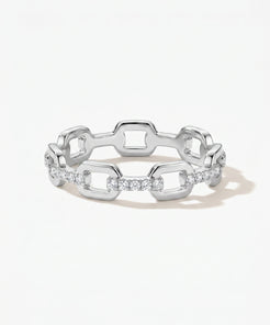 Linkline Lab-Grown Diamond Band by EOBO