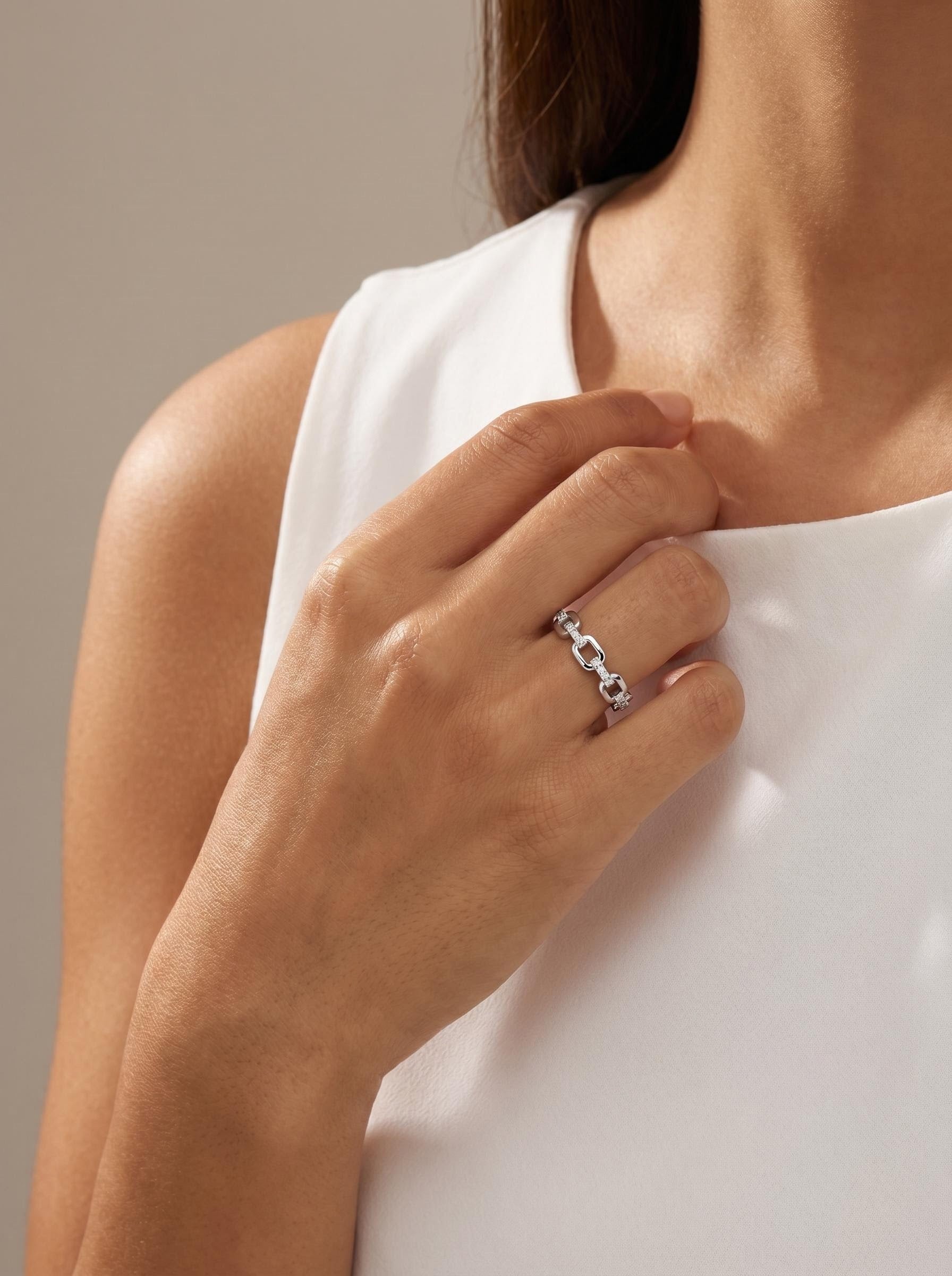 Linkline Lab-Grown Diamond Band