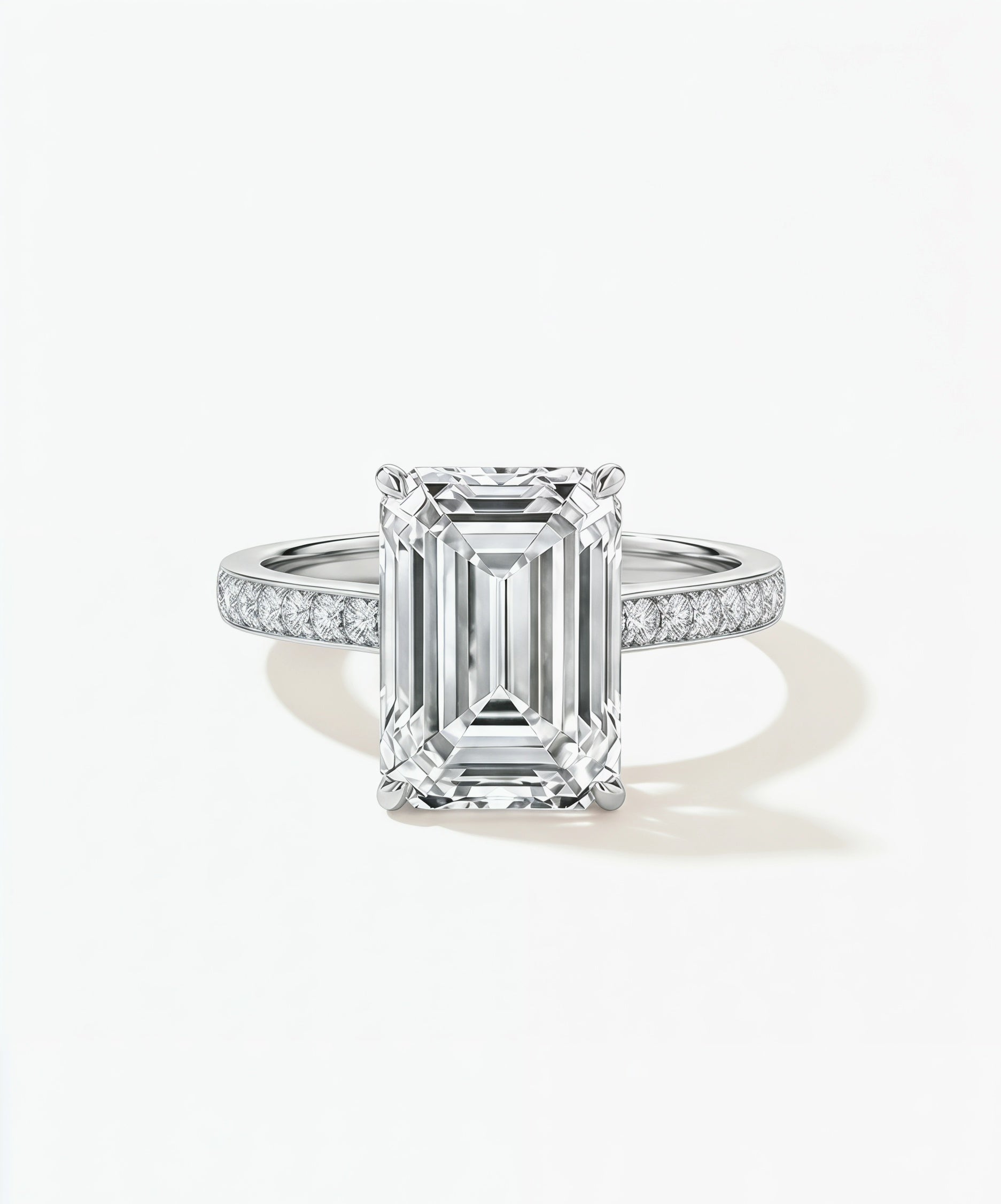 Emerald Pavé Ring